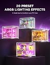 AsiaHorse ASH-S1 ARGB Fan Hub Controller - 9-Port PWM & 5V Addressable ARGB Hub with Remote Control, Supports 20 Preset Effects & Color-Learning Mode, Aura Sync Compatible, for Custom PC Builds gallery image