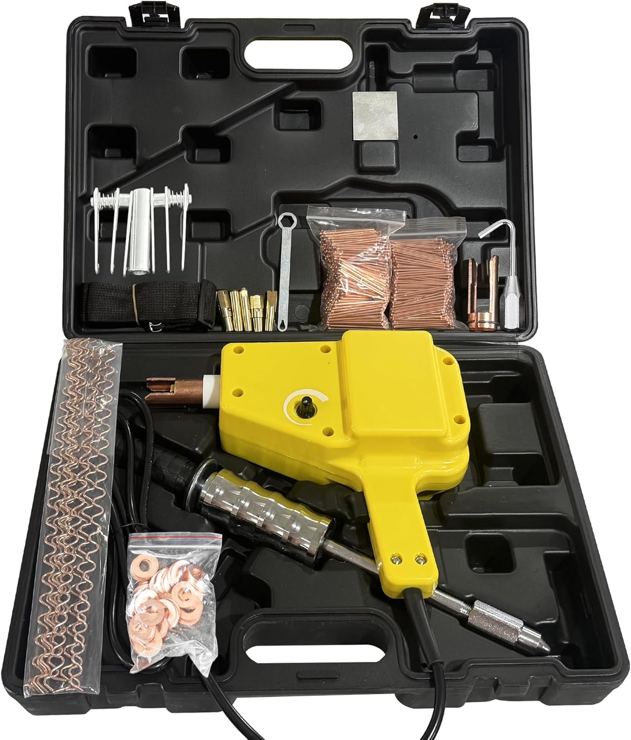 Stud Welder Kit, Stud Welder Dent Repair Kit, 800VA Spot Welder Stud, 110V Welder Stud Kit, Spot Welder Machine?Stud Gun Dent Puller Kit with Complete Accessories (5500-2)