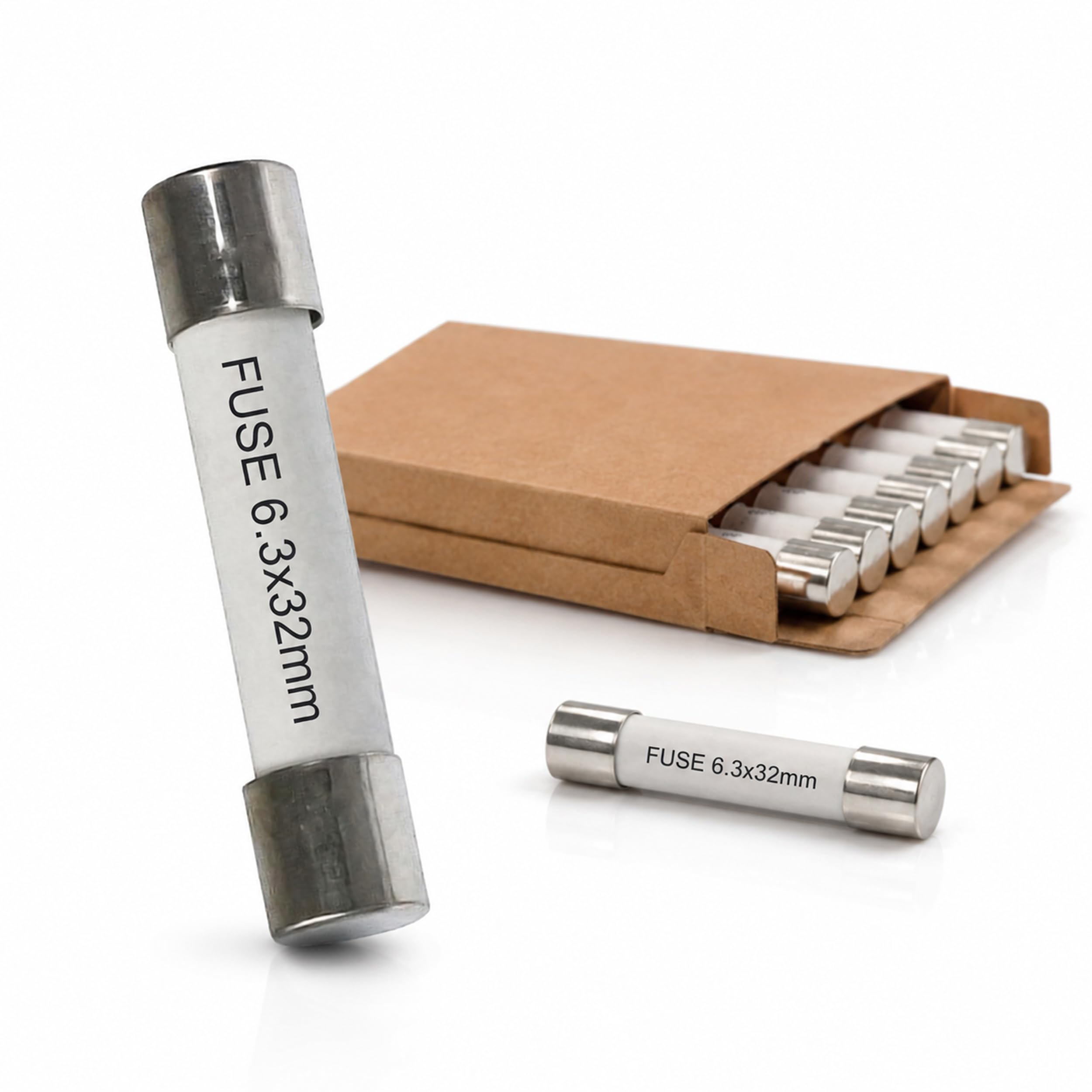 PeakTech P 7621 bezpiecznik dokładny 10 A 600 V super flink FF rozmiar 6,3 x 32 mm element zabezpieczający do urządzeń pomiarowych i zasilaczy laboratoryjnych