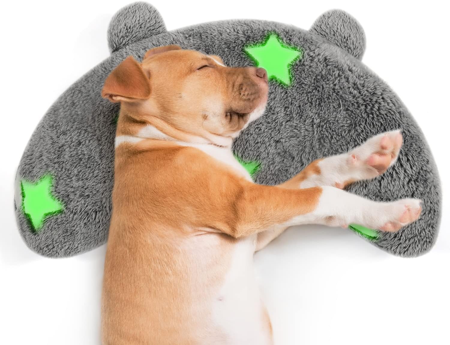 BABORUI Large Dog Calming Pillow for Dogs, U Shaped Dog