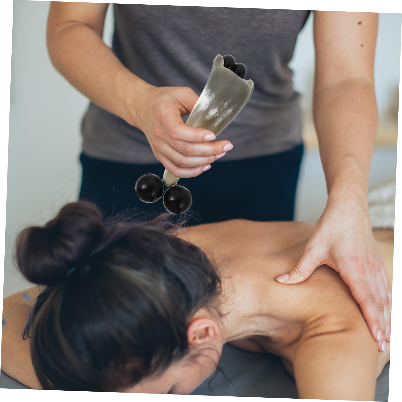 Beavorty 3stücke Horn Massage Wheel Ergonomischer Massage Roller Für Gezielte Muskelentspannung Und Durchblutungsförderung Für Zuhause Und Unterwegs