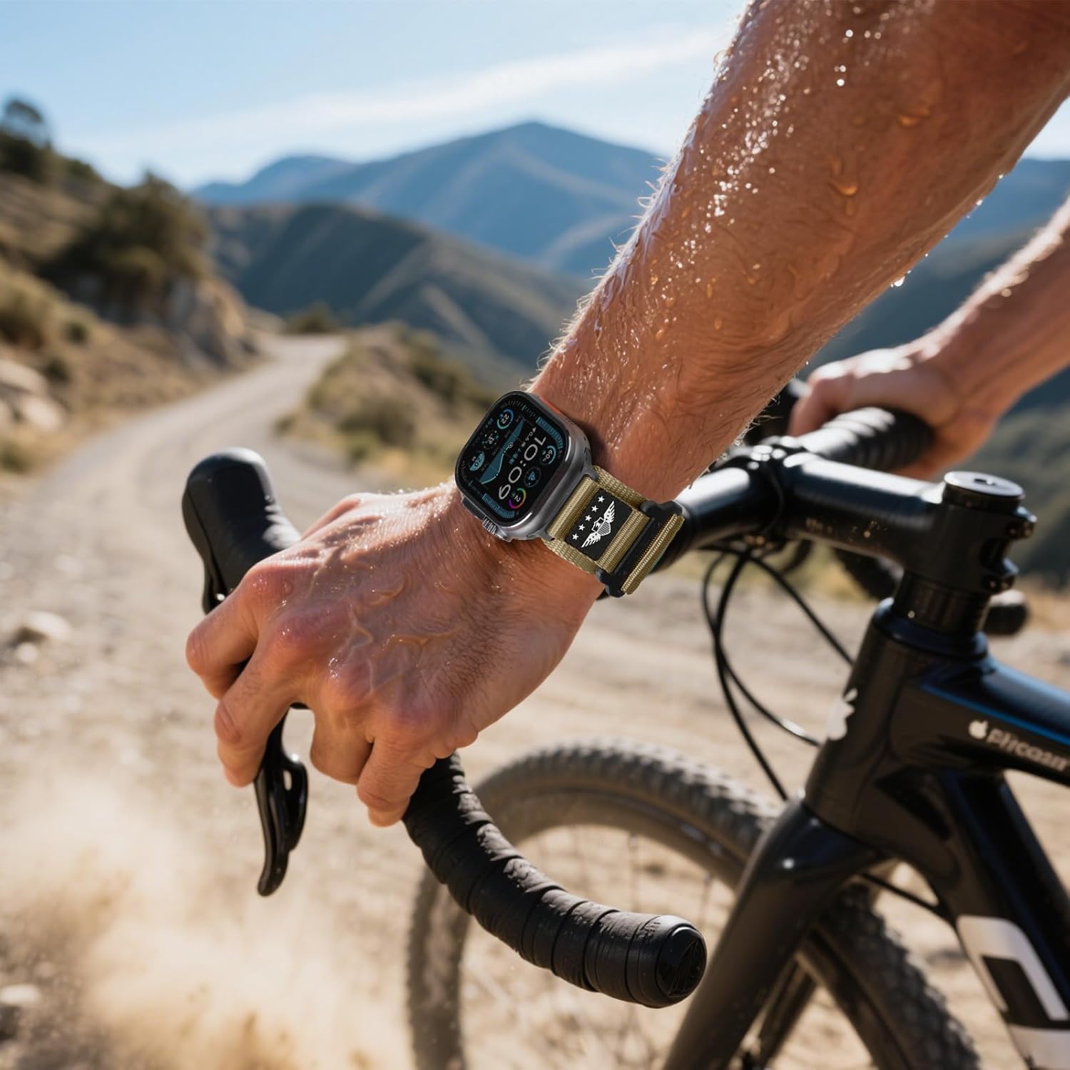 Rugged Nylon Bands for Apple Watch Ultra 2 Band 49mm 46mm 45mm 44mm 42mm(S3/2/1) Men,Breathable Holes Sport Strap With US Flag Wristband for iWatch band Ultra 3/2/1 Series 11 10 9 8 7 6 5 4 3 SE3/2/1 - Image 8