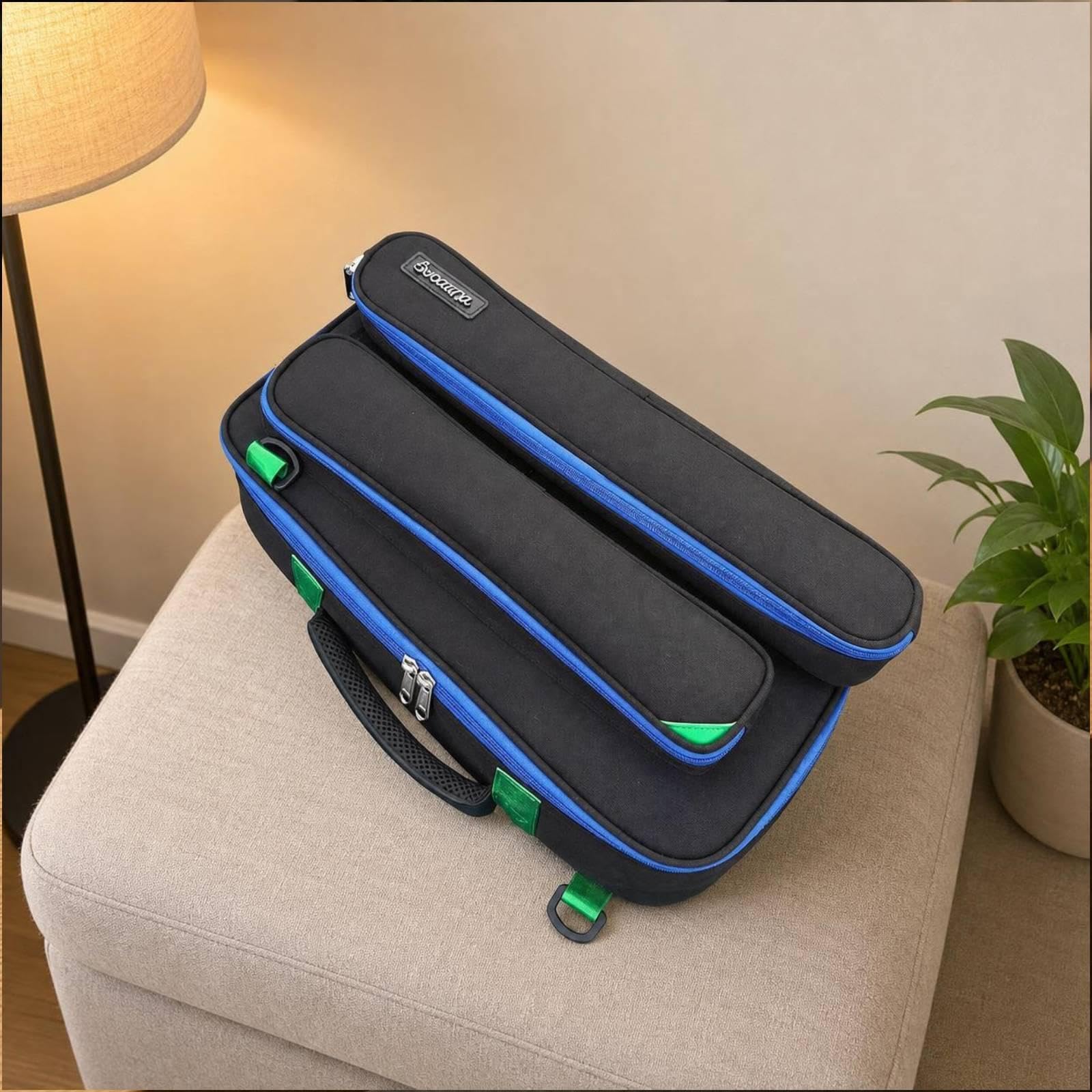 perfeclan Funda para guitarra sin cuerdas, estuche transporte para guitarra, funda acolchada profesional, accesorio para instrumentos musicales para ensayos, Negro