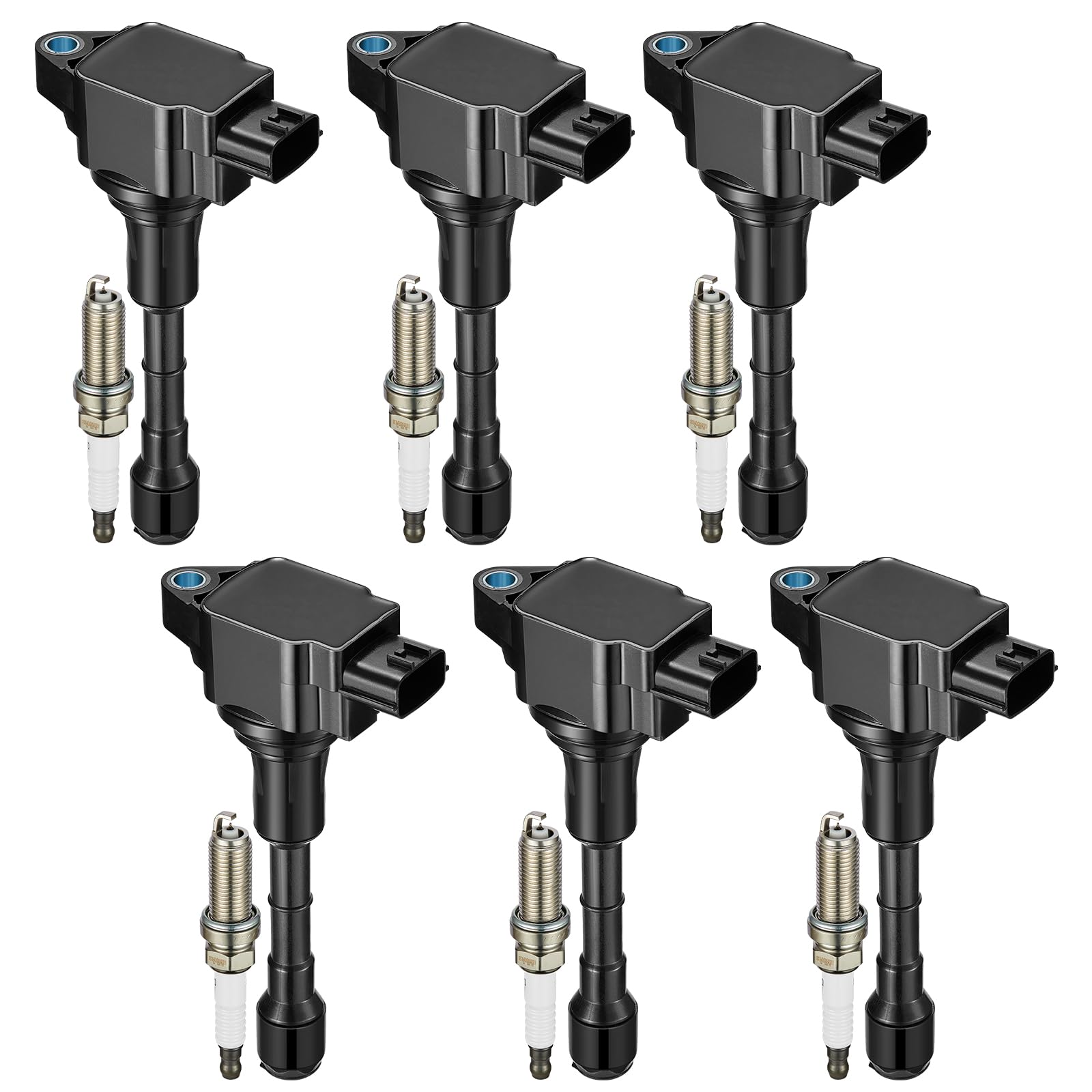 6 UF617 Ignition Coils+ 6 90174 Spark Plugs for Infiniti for Nissan
