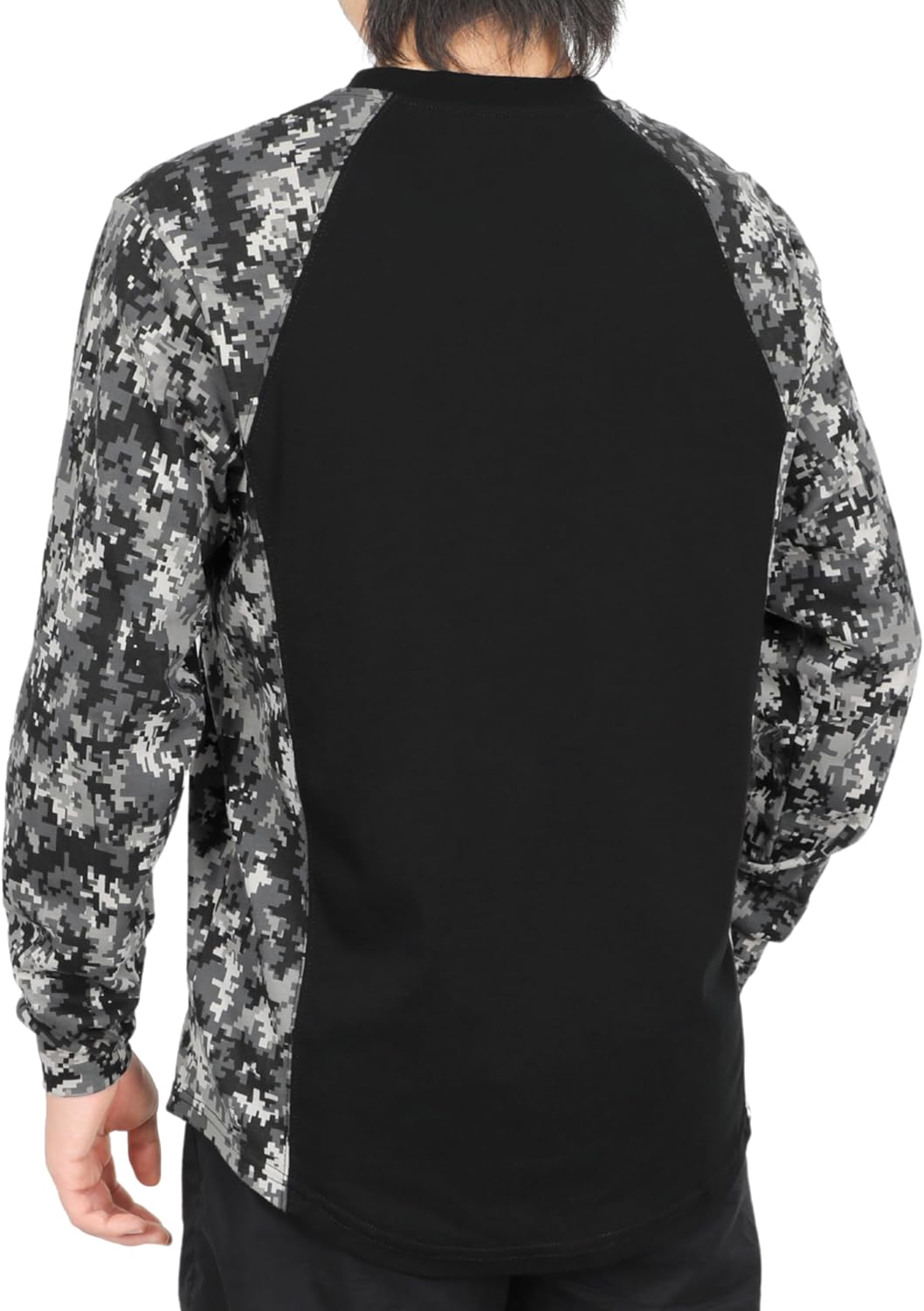 BOCOMAL FR Shirts Crewneck Camo Two-Tone 5.5oz Lightweight Melt Pocket Flame Resistant Long Sleeve Welding Shirt - Image 4