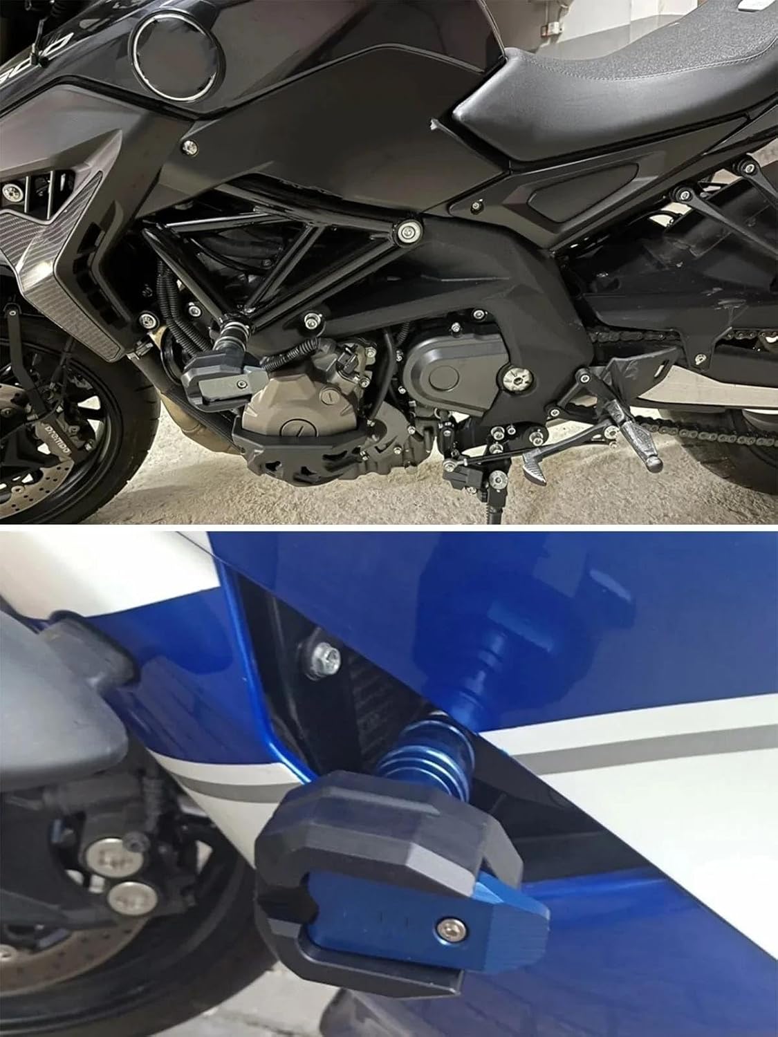 オートバイ落下防止フレームスライダーフェアリング保護装置衝突防止に