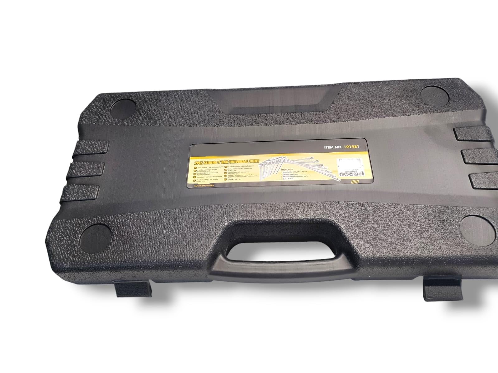 Terryshop74® Serie Chiavi a T Doppio Snodo Lunghe – Misure 8, 10, 12, 13, 14, 17, 19 mm – Chiavi Snodate Professionali in Acciaio con Valigetta in Plastica