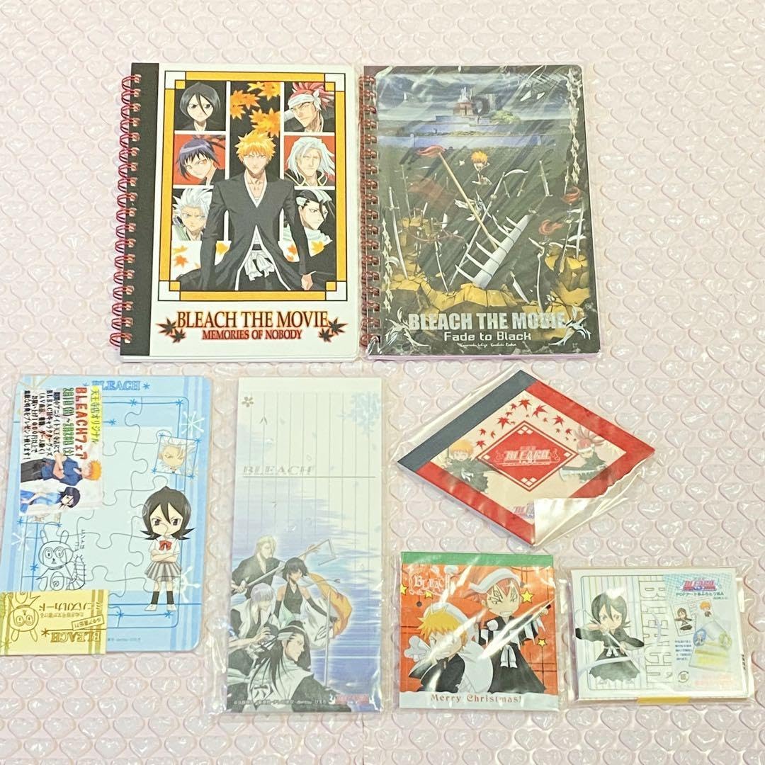 Amazon.co.jp: BLEACH ノート メモ帳 あぶらとり紙 カード 一護 日番谷