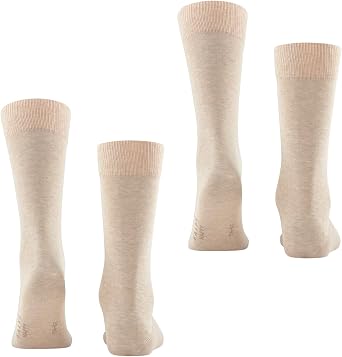 FALKE Men's Happy 2-Pack Dress Socks, Stripe Pattern, Business Casual