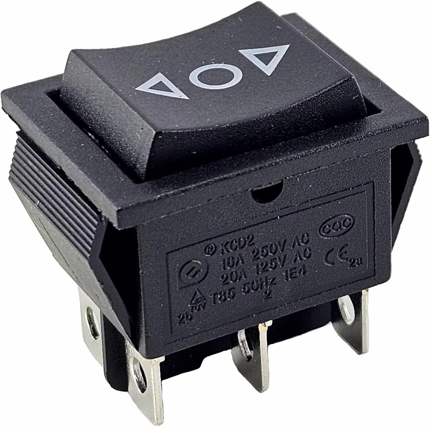 PULSANTE BILANCERE 2P ON/OFF/ON F6.3 - ALPHA ELETTRONICA 320-013 - Foto 3