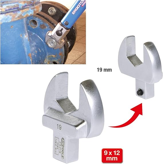 9x12mm Push fit flared wrench, 19mm