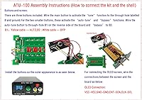 Vista 4 de Malahit ATU-100 Antena Tuner Box atu100 Shell ATU100 1.8-50MHz caso