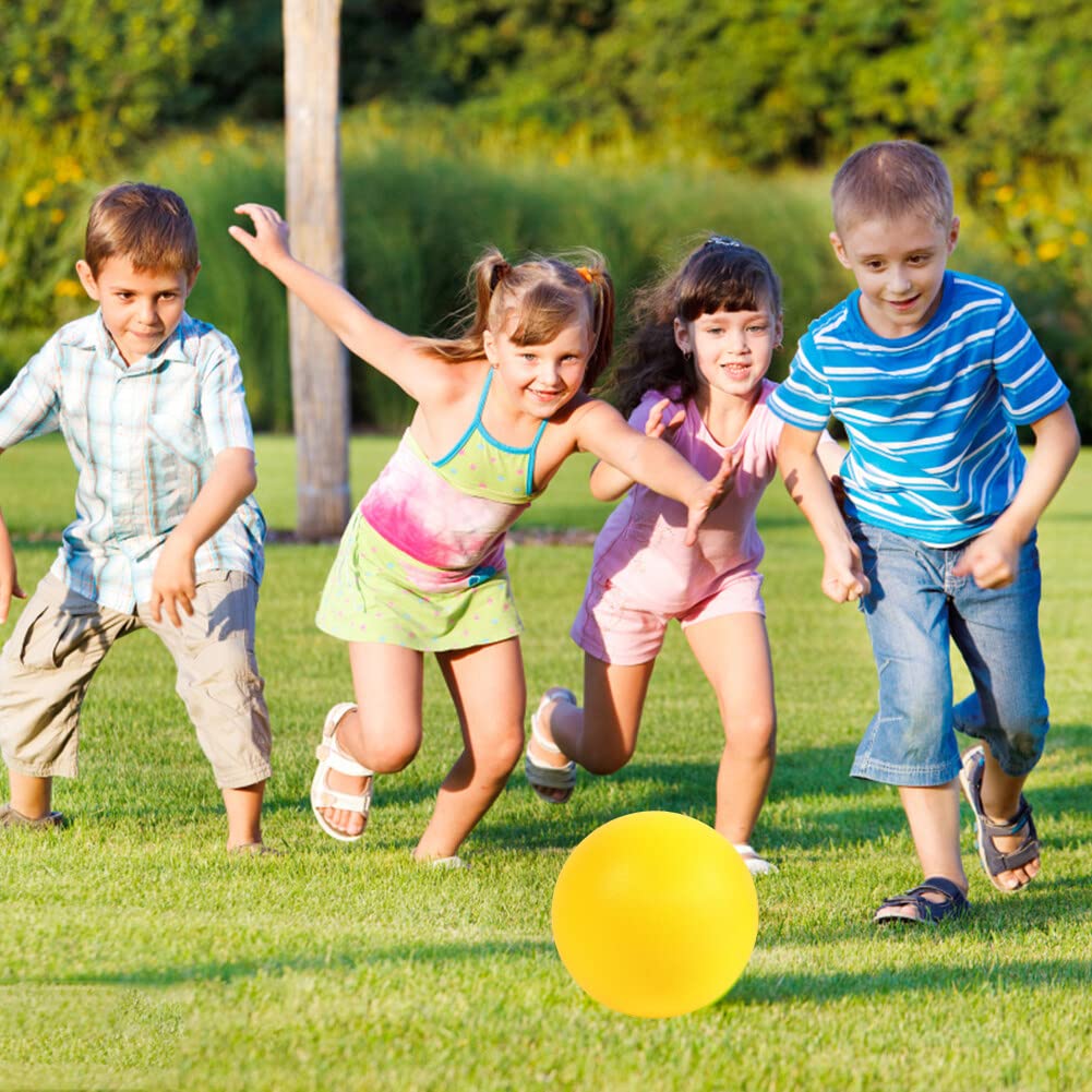 Balles de football en mousse de 12,7 cm pour enfants et adultes, balles de but de football douces et souples à montée lente pour ensembles de but, balles de piscine et de