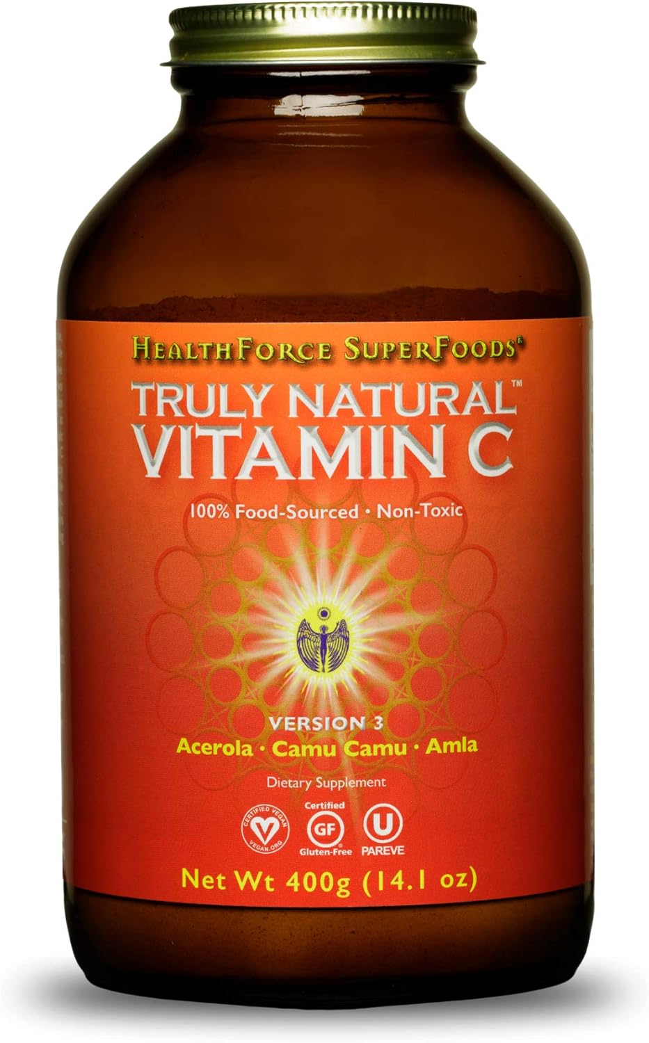 Buy HealthForce SuperFoods Truly Natural Vitamin C 400 Grams Whole Food Vitamin C Complex