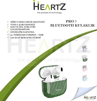 Heartz Pro7 5.1 Version + Edr Bluetooth Headset With Ceramic Coating Box (pastel Purple)