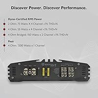 Vista 8 de Rockville RVA-M2 Amplificador de 2500 W pico/625 W CEA RMS