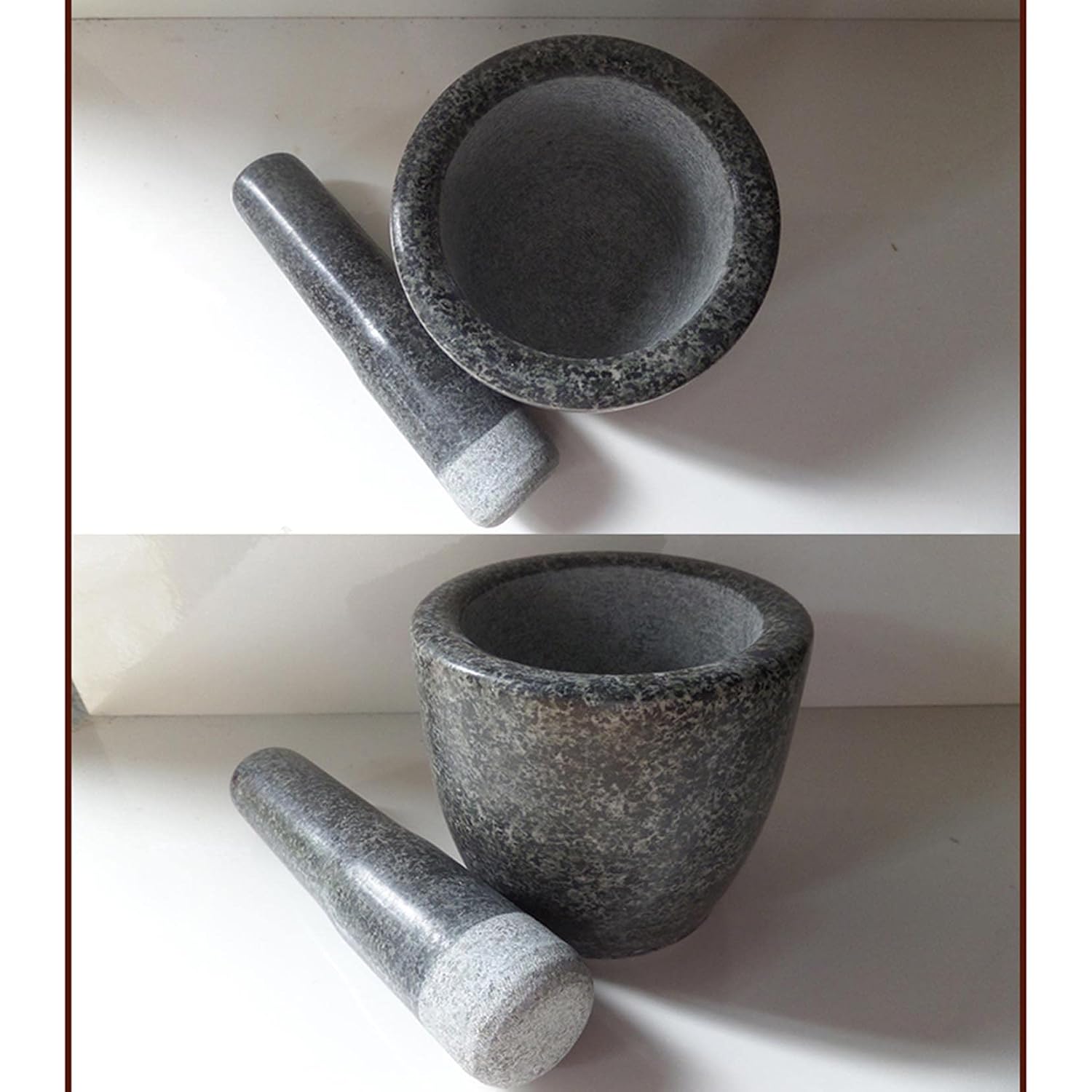 Pestle and Mortar for Pepper Garlic Herb Spice Kitchen Gadget Sets