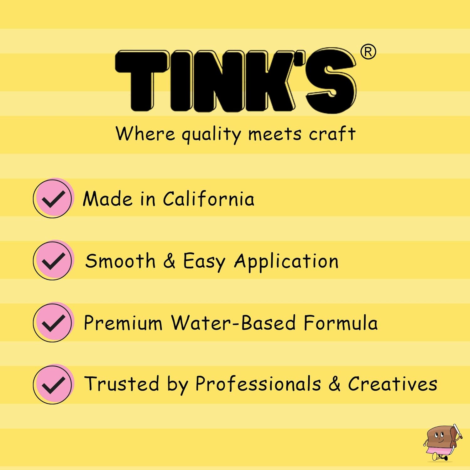 Tinks® Screen Printing Ink Set (6 Color - 4 oz.) —Screen Printing Fabric Ink for Cotton and Polyester, for Silk Screens and Linocut, Opaque Fabric Paint—Paintmaking Supplies for Shirts and Tote Bags