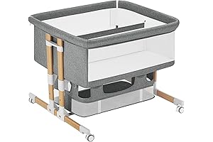 5-in-1 Convertible Baby Crib and Bassinet, Perfect for Twins