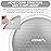 APEXUP Yoga Ball Exercise Ball Anti Slip Heavy Duty for Fitness, Balance & Core Workout (XXL(31~34) 85cm, Silver)