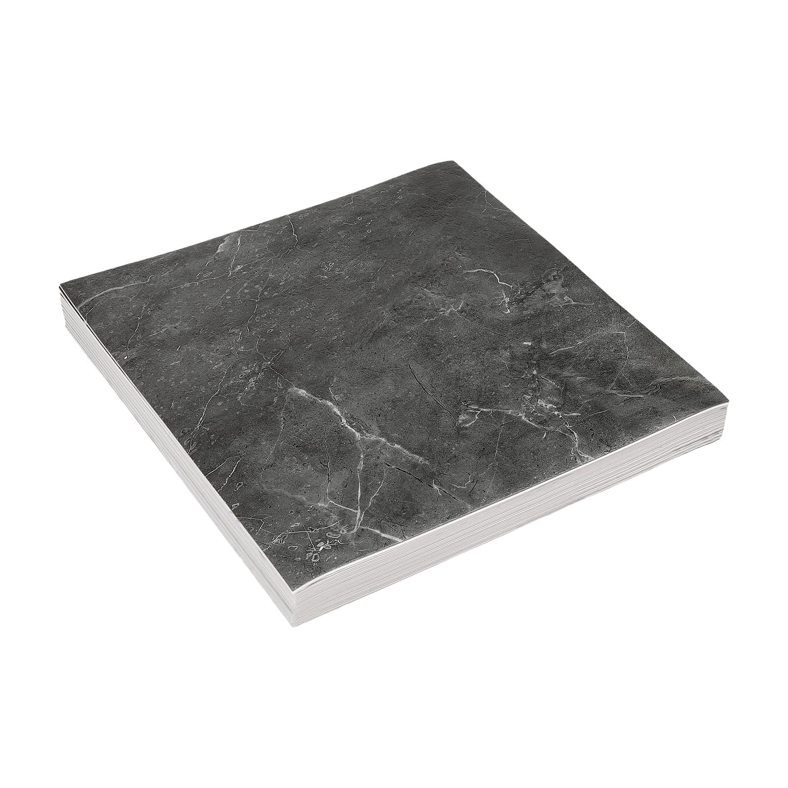 Marmurkowe płytki samoprzylepne, 32 sztuki, 30 x 30 cm, wykładziny podłogowe PCV, do salonu, sypialni, biura (czarne)