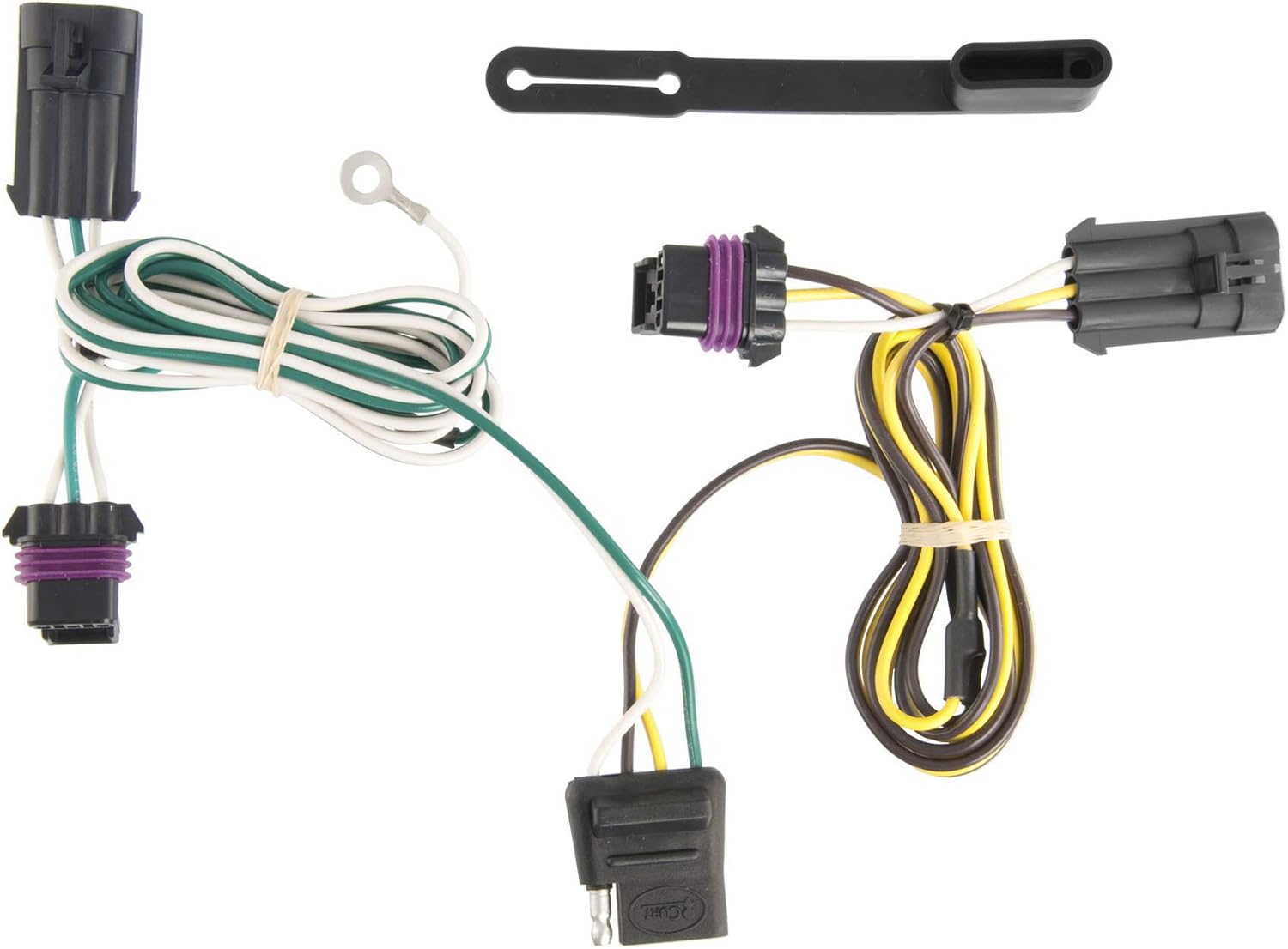 CURT 56116 Vehicle-Side Custom 4-Pin Trailer Wiring Harness, Fits Select Chevrolet Impala