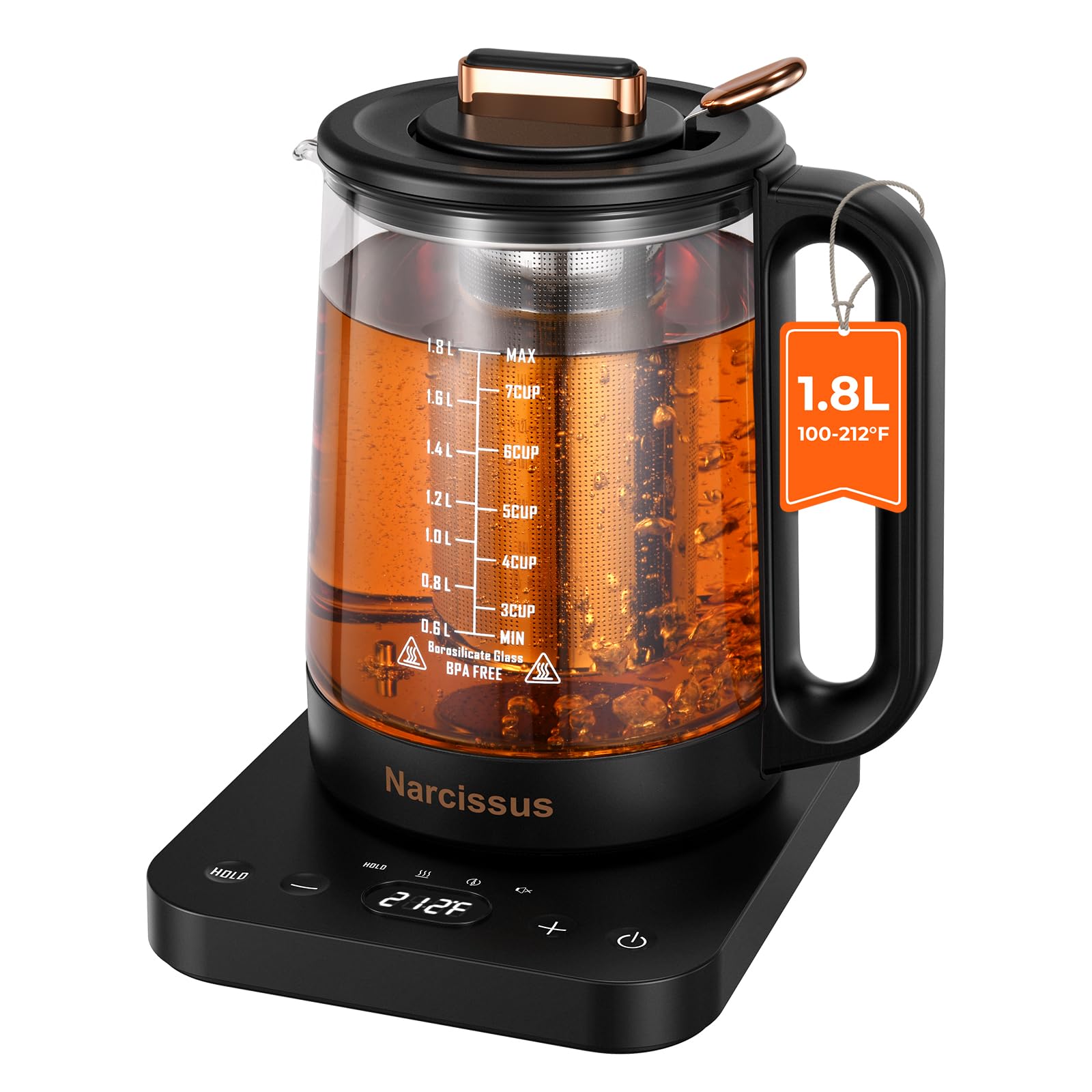 Narcissus Electric Kettle Temperature Control ±5℉