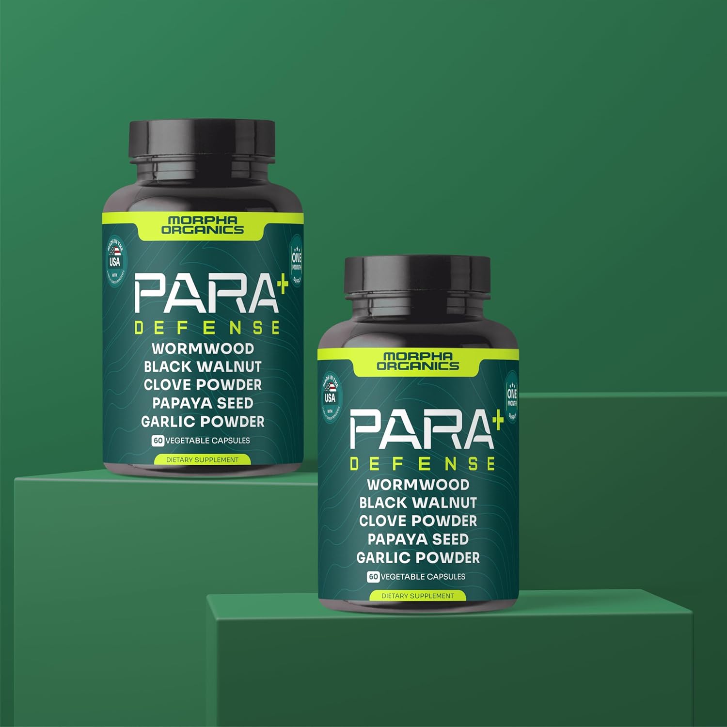 Para Defense Digestive Cleanse & Detox | Wormwood 250mg, Black Walnut 250mg, Clove 100mg, Papaya Seed, Garlic | Natural Digestive & Gut Health Supplement | 60 Capsules – 1 Month Supply - Image 6