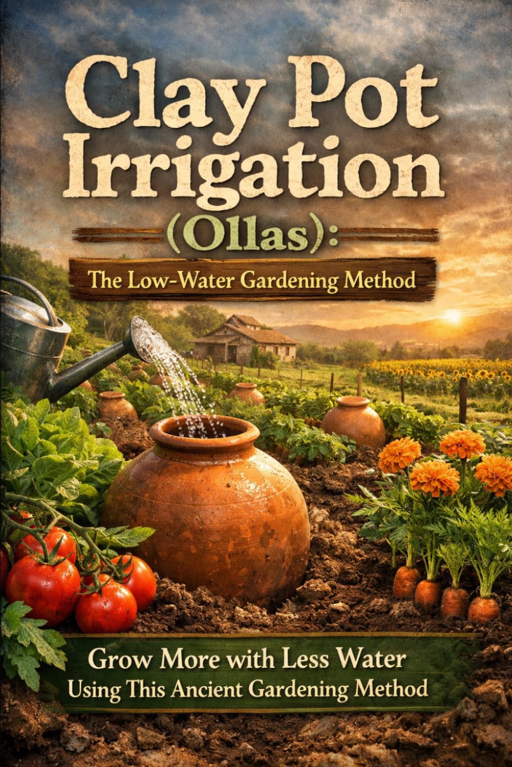 Clay Pot Irrigation (Ollas): The Low-Water Gardening Method: Grow More with Less Water Using This Ancient Gardening Method