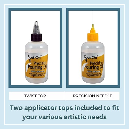 Miniatura 3 de Spot On Aceite acrílico para verter  100% silicona pura con dos (2) tapas para satisfacer tus necesidades artísticas para una creación celular