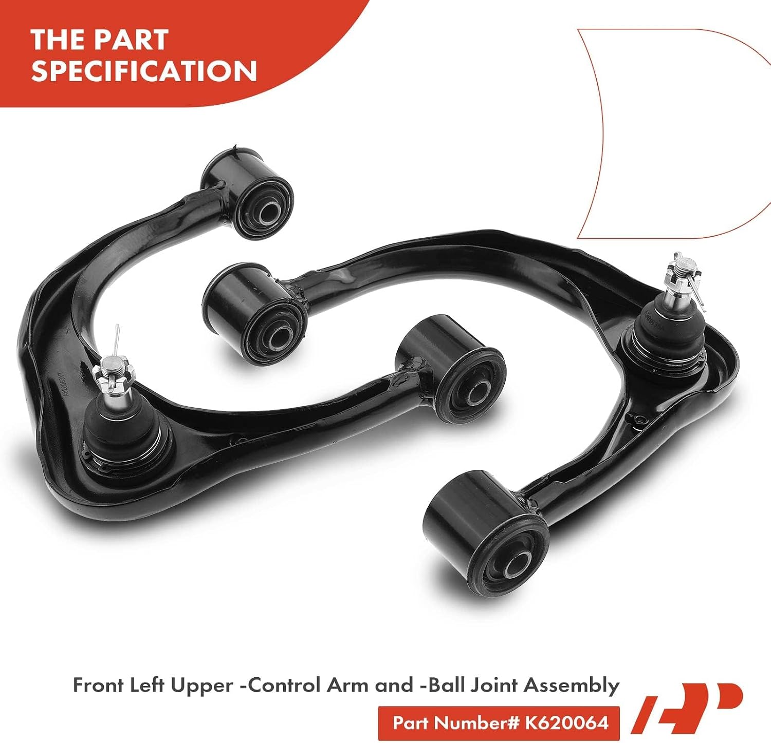 A-Premium 4Pcs Front Suspension Kit, Upper Control Arm, Sway Bar Link, Compatible with Toyota 4Runner 2003-2009, FJ Cruiser 2007-2014, Lexus GX470 2003-2009