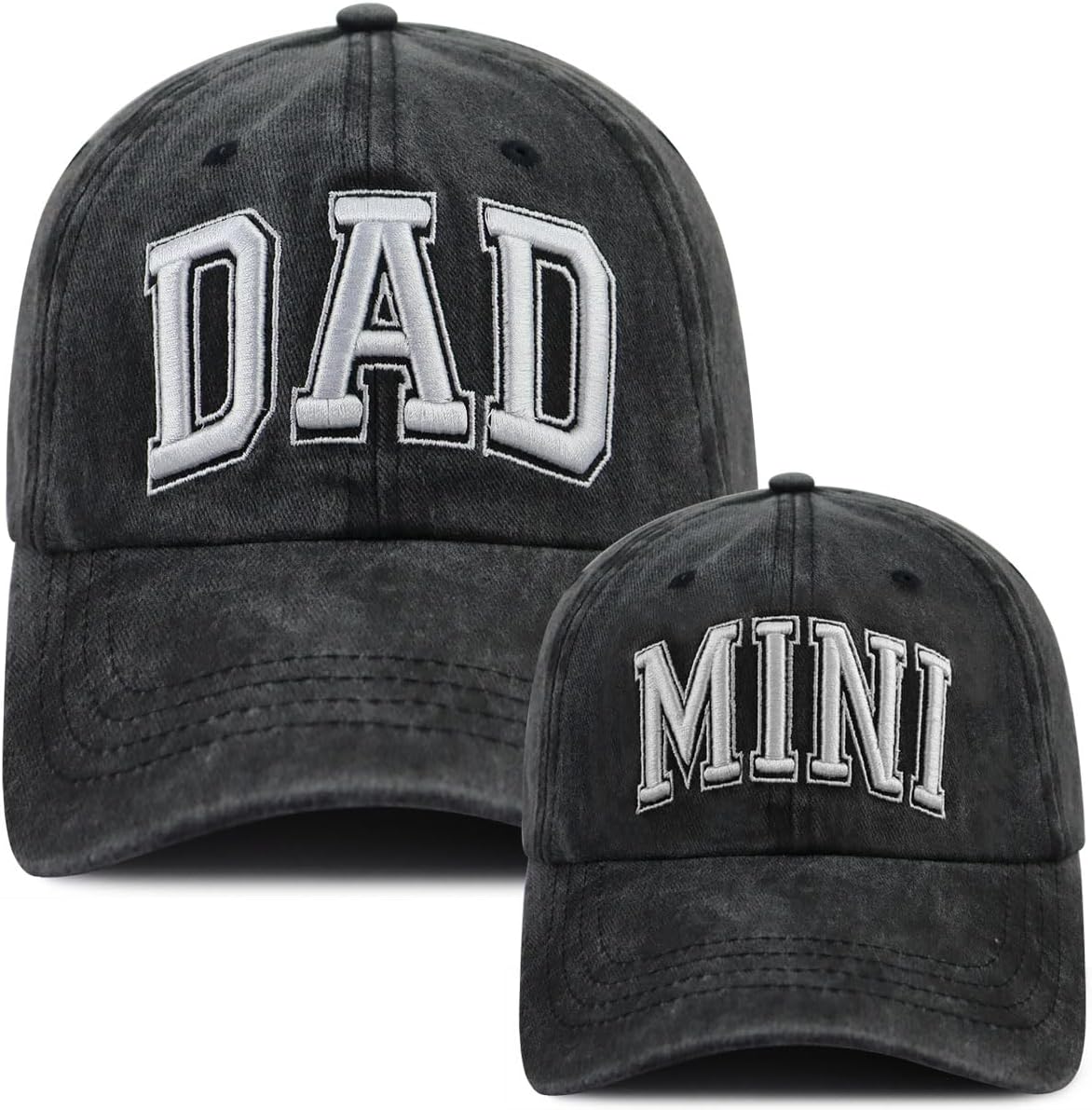 Funny Dad Mom Mini Matching Family Hat, Adjustable Embroidered Parent-Child Baseball Cap