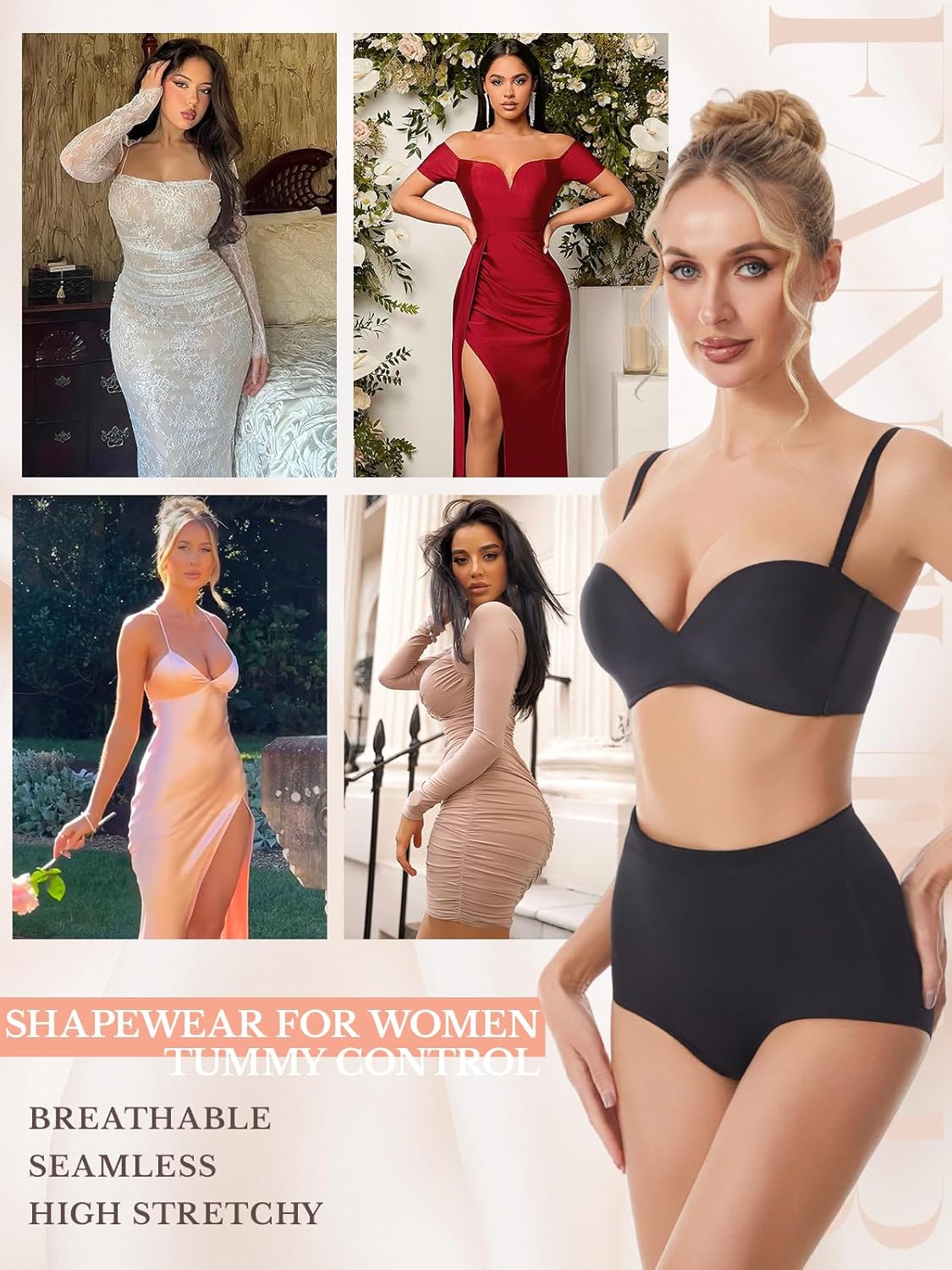 Tummy Control Shapewear for Women Body Shaper Panties Seamless Shapewear Compression Underwear Panty Girdle - Image 2