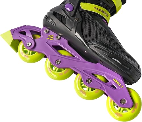 Miniatura 6 de Panther XT - Patines en línea para hombre con correa ajustable, ruedas de 3.228 in y bota suave para patinaje, Roller Derby, hockey callejero