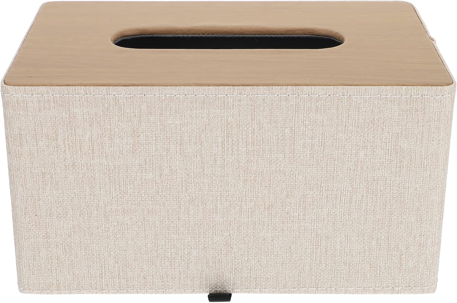Hemobllo Tissue Box Cover Elegant Design Stylish Napkin Holder for Easy Access Tissue Dispenser for Living Room Bathroom and Car Striped