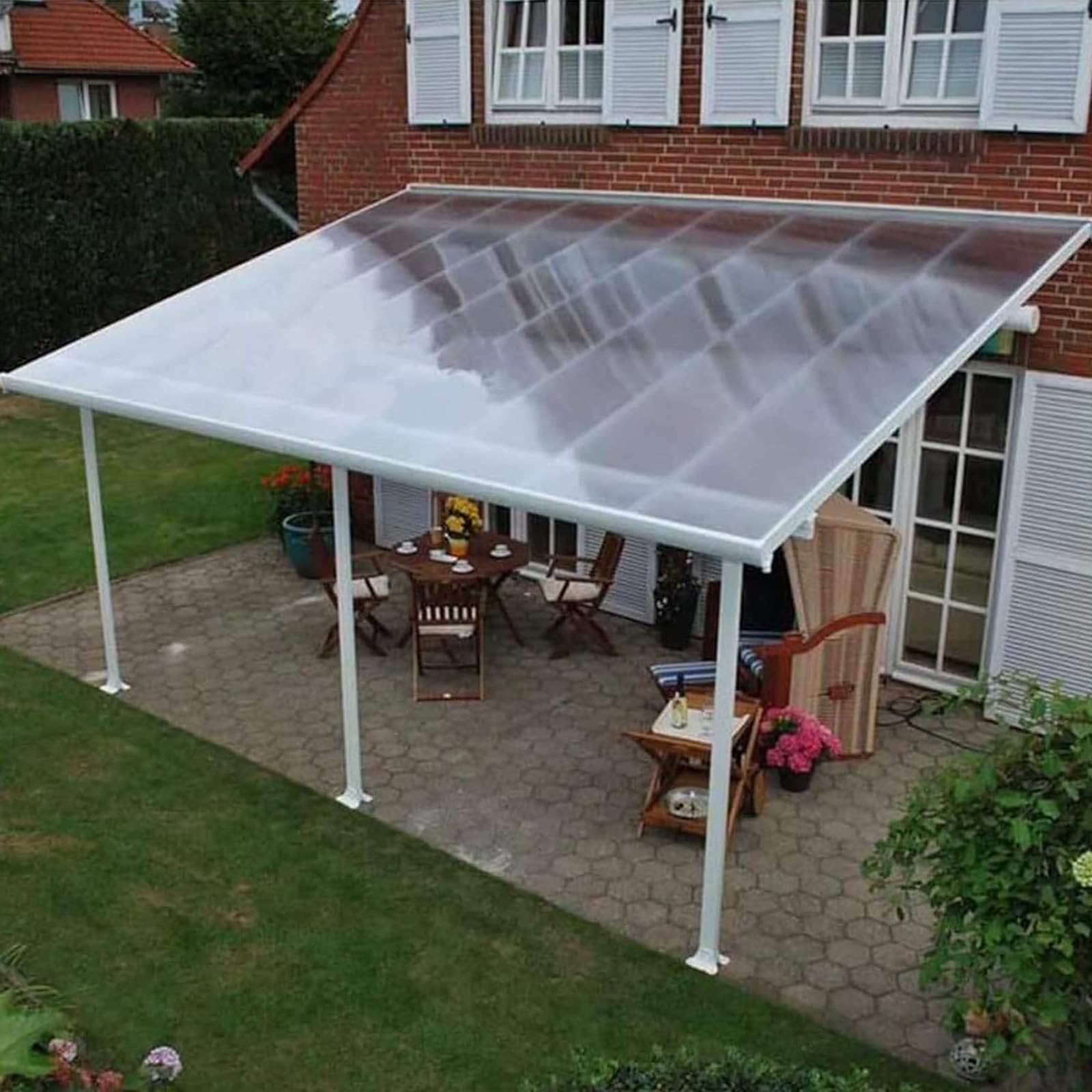 Panneaux de toiture en polycarbonate de 2 mm pour abri de jardin étanche