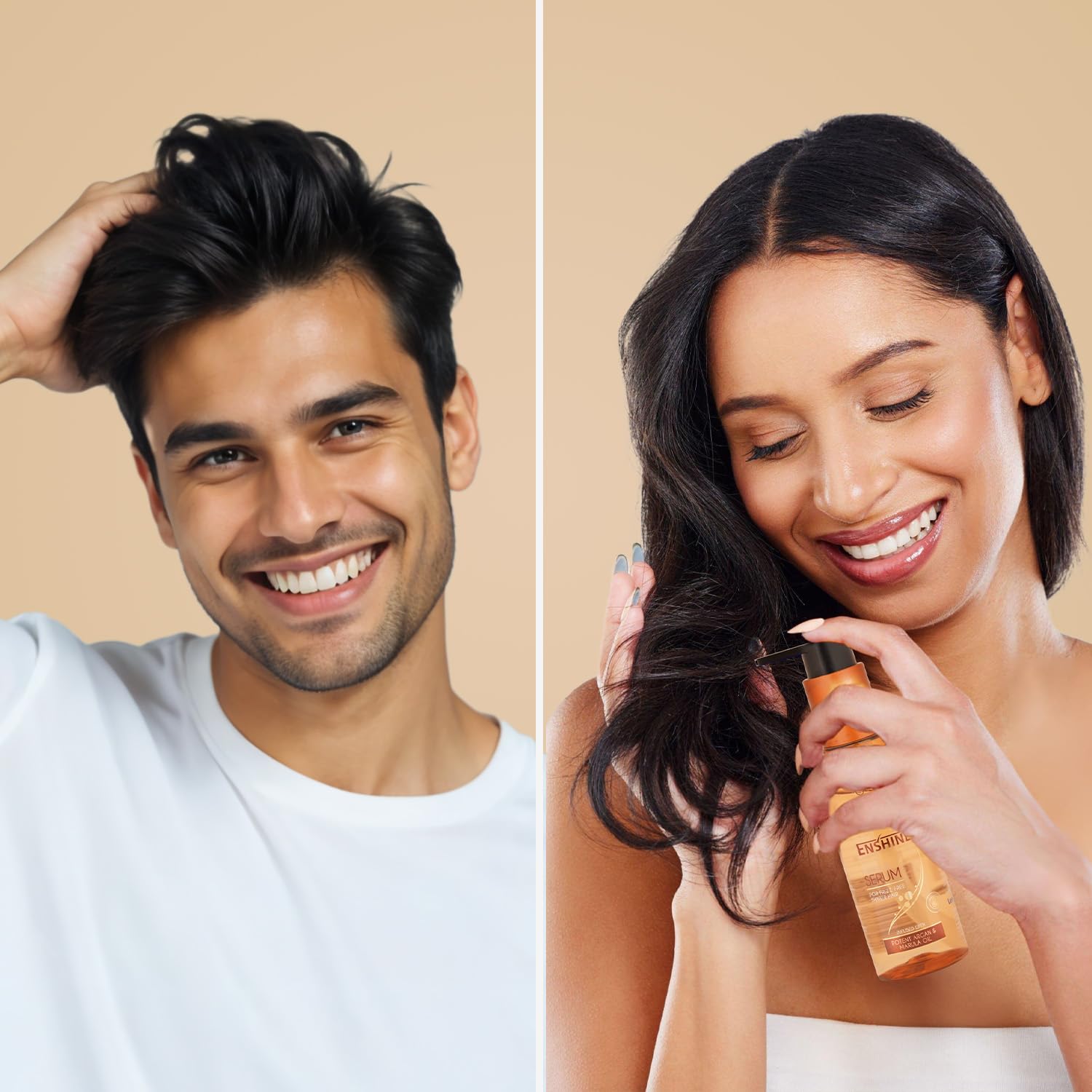 ENSHINE Detangling Serum | Argon oil serum with marula oil for smooth hair | Heat Protectant for Hair | Fries Free Xinier Hair Serum | Shiny glow ENSHINE Detangling Serum | Argon oil serum with marula oil for smooth hair | Heat Protectant for Hair | Fries Free Xinier Hair Serum | Shiny glow