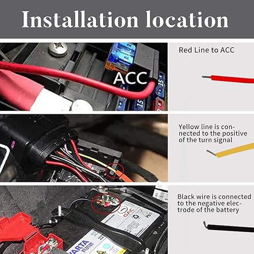 Miniatura 5 de 2 unids LED luz diurna DRL flexible impermeable tira auto faros blancos señal de giro amarillo flujo de freno luces 12 V, 17.7 in hielo azul y