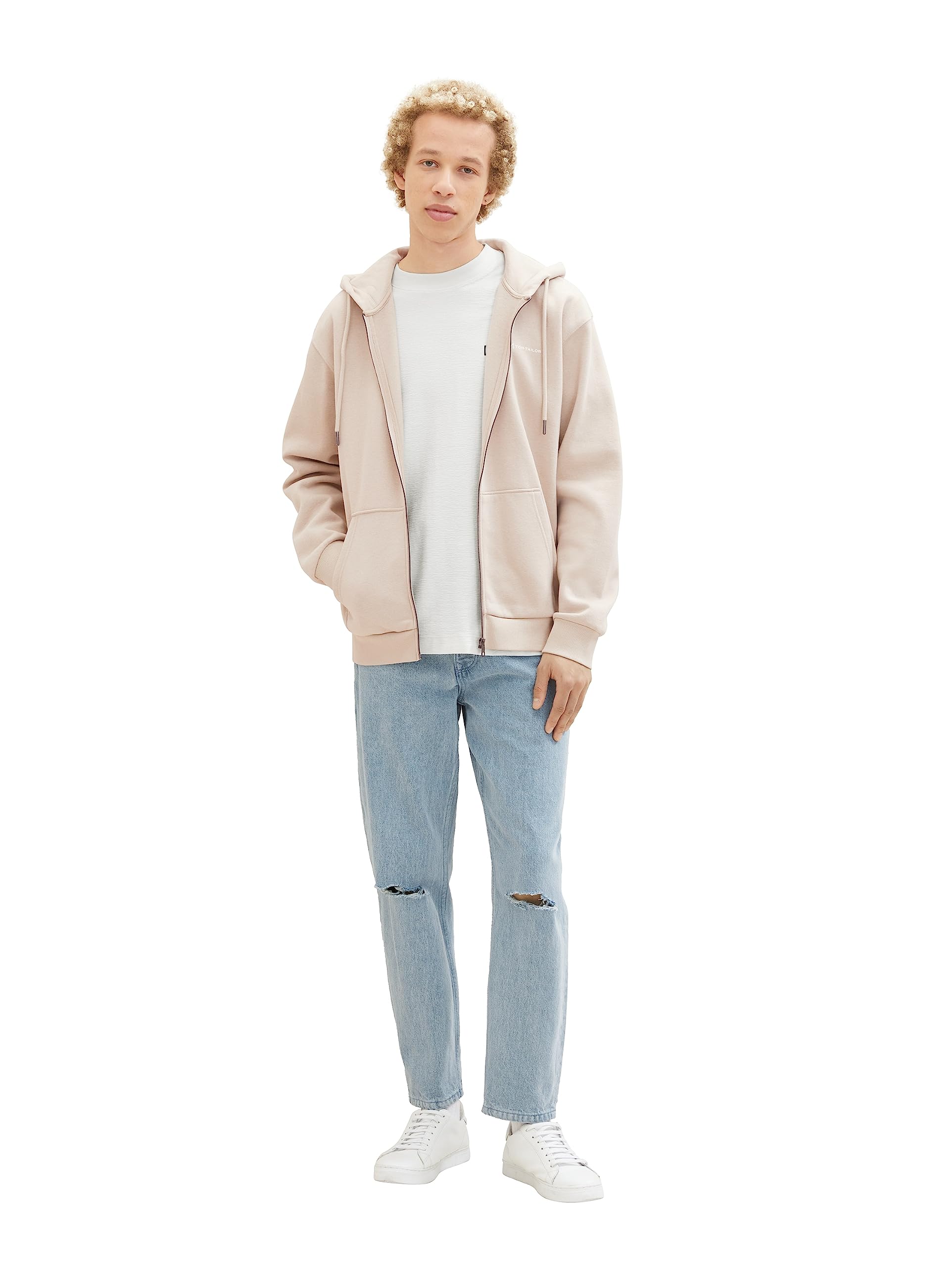 TOM TAILOR Denim Herren Zipper Hoodie Jacket 1038737