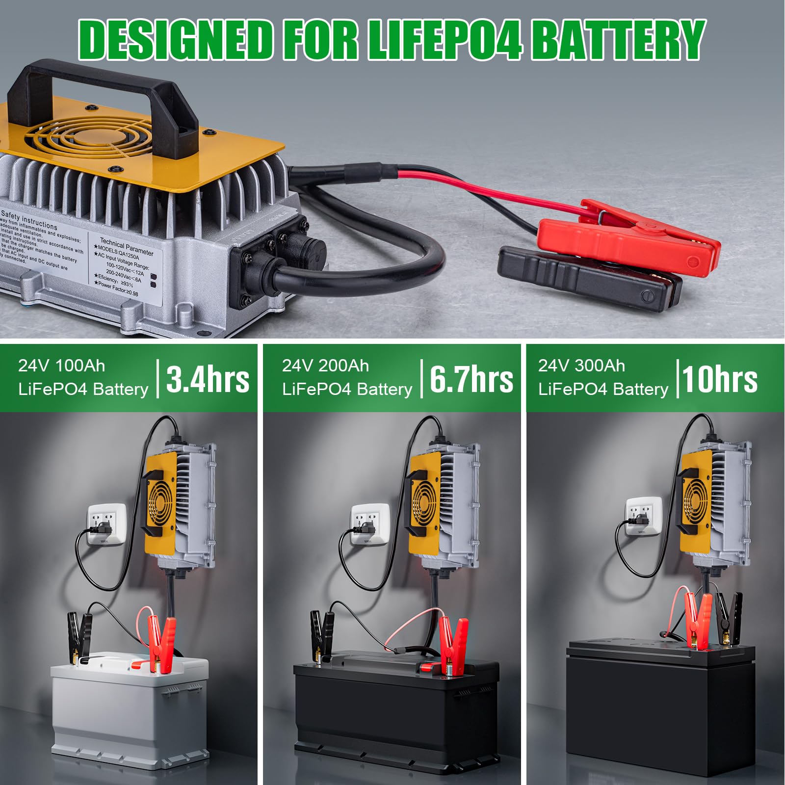 Amazon.co.jp: 29.2V 30A LiFePO4 リチウムバッテリー充電器 高速