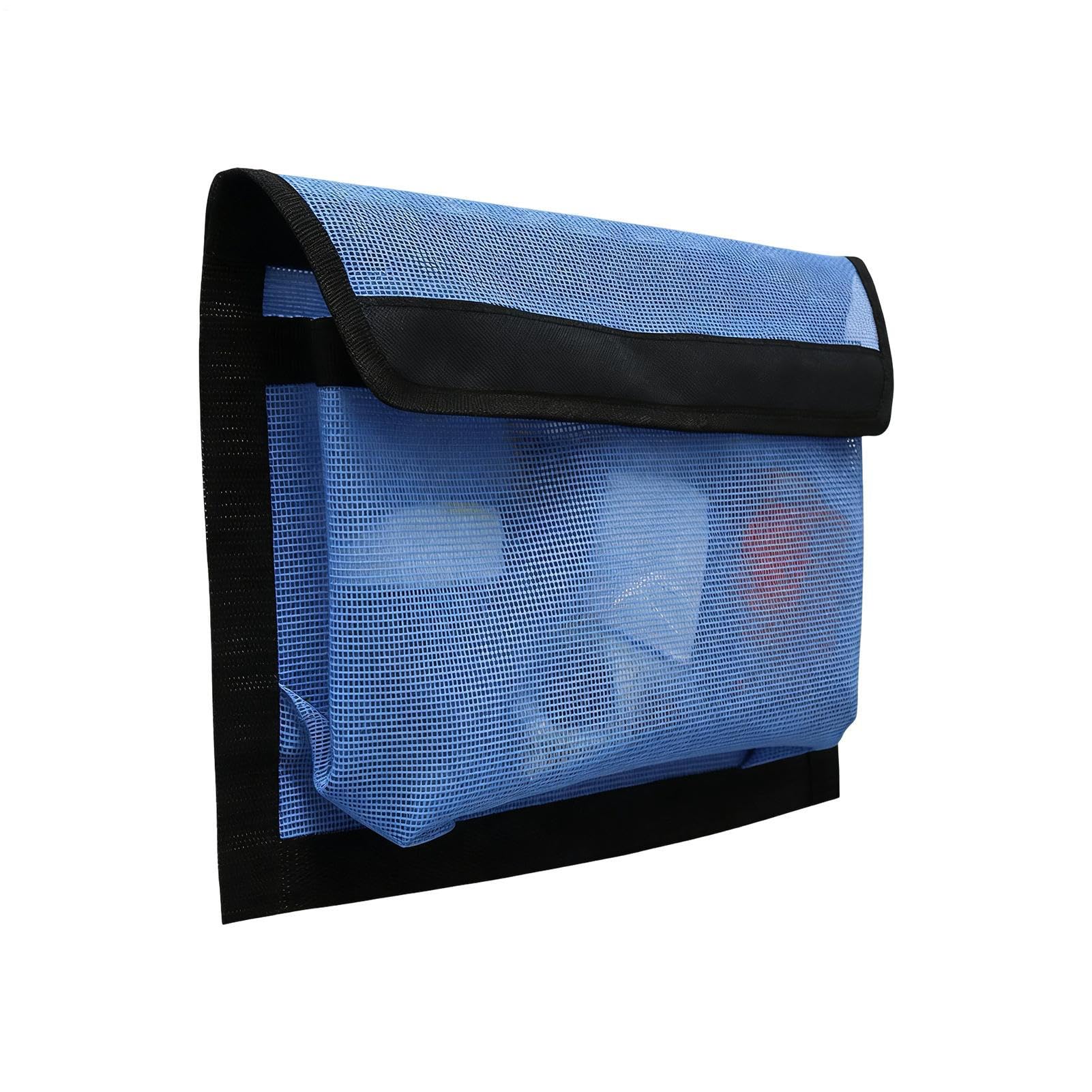 Boat Self-adhesive Storage Mesh Bag | Heavy Duty Self-adhesive Bag with Hook and Loop | Boat Storage Compartments,for Boating Cockpit Console Household Trailer Yacht Outdoor Sea Travel Holiday