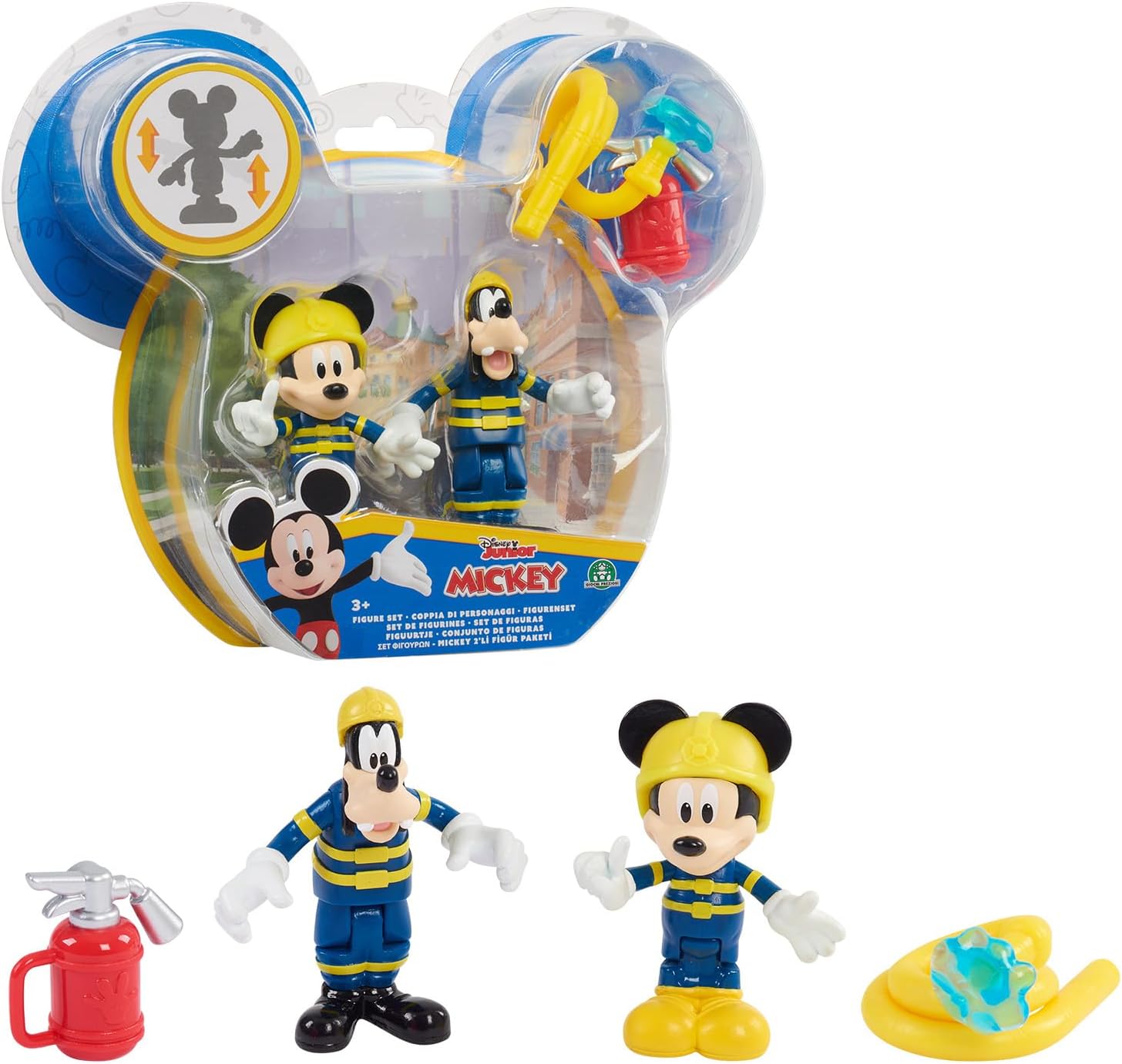 Mickey Mouse 2 Articulated Figurines 7.5 cm with Accessories, Various Designs Available, Toy for Children Aged 3 Years, MC04