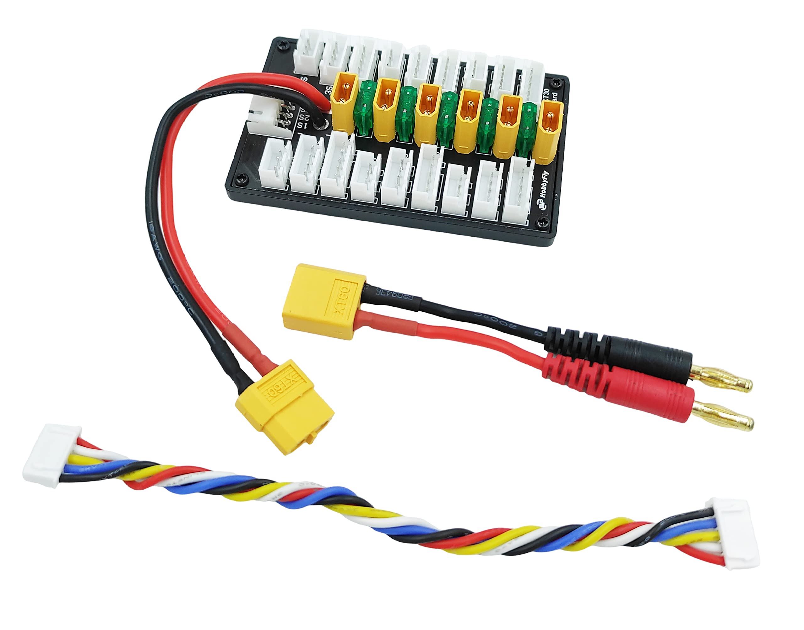 New XT30 Lipo Battery Parallel Charging Board XT30 Plug Connector 2S-4S 30A for IMAX B6 B6AC UN A6 ISDT HOTA LiPo Balance Charger