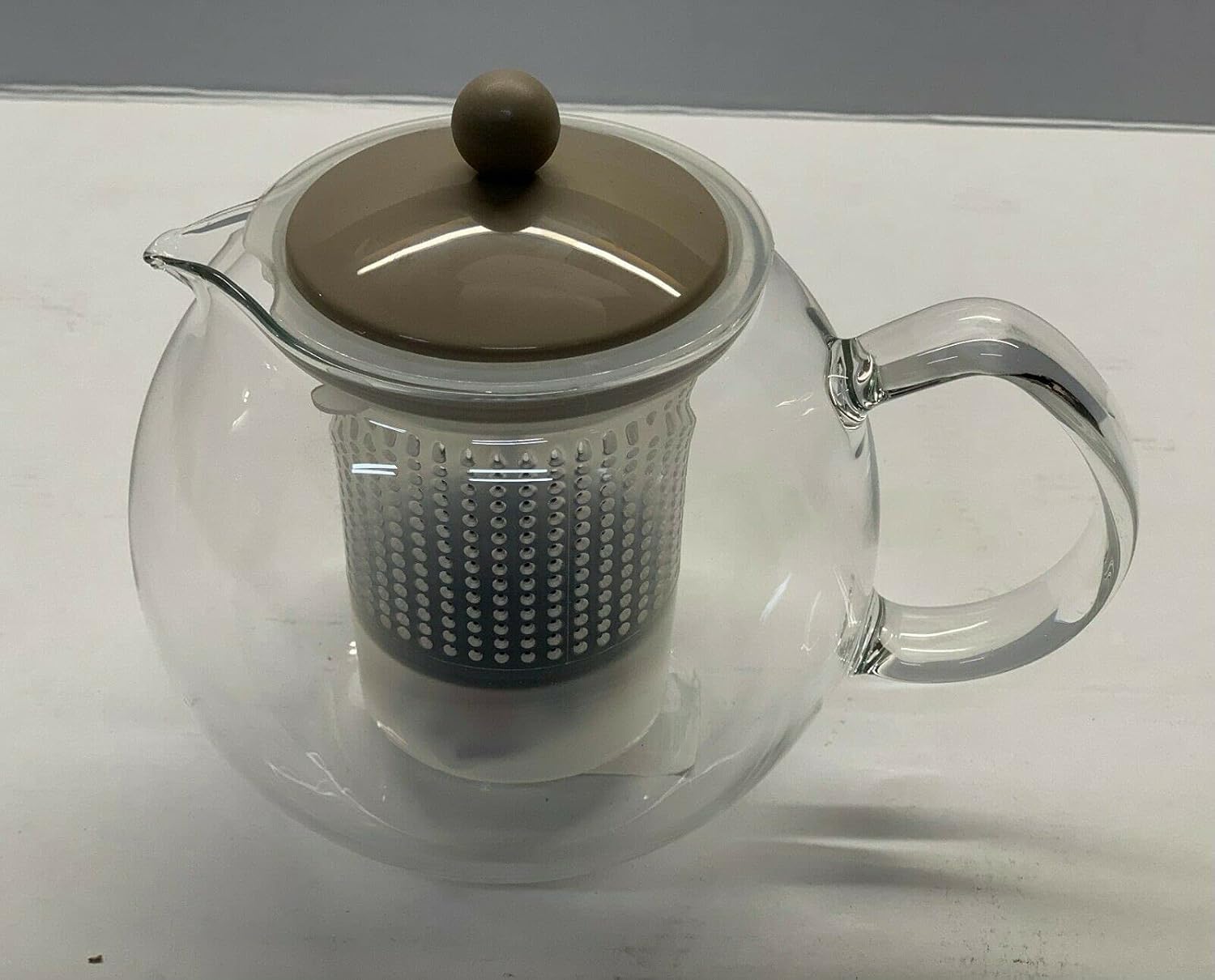 Bodum Assam Single Teapot Kettles (Beige, Transparent, Glass, Plastic