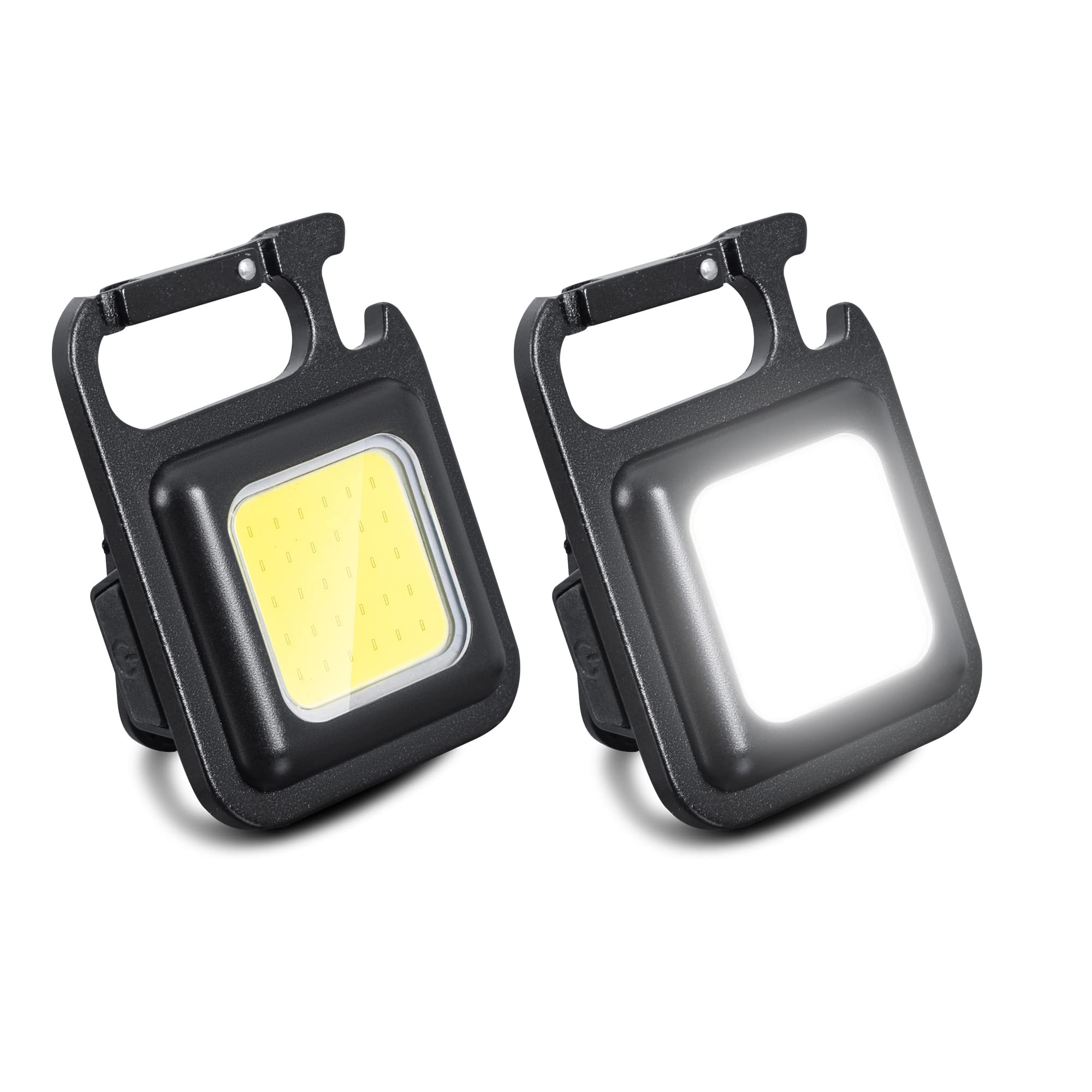 Prayki COB Keychain Work Light, 2000 Lumen LED Cob Rechargeable Keychain Light, 800 mah Long Lasting Mini Rechargeable Portable Pocket Keychain Flashlight 2 Pack (B0BLHLLH8K) Amazon Price History, Amazon Price Tracker