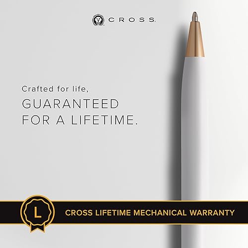 Vista 82 de Cross Century II - Bolígrafo de punta Selectip, lacado negro con detalles chapados en oro de 23 quilates Negro y dorado,Negro y cromo,Lacado