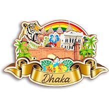 Refrigerator Magnet Dhaka Bangladesh Fridge Magnet City Travel Souvenirs Tourist Gifts 3D Classic Landmarks Handmade Crafts Home Decoration -2708