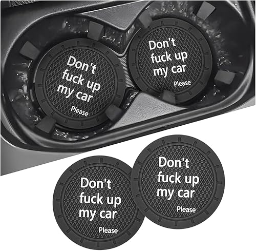 Portavasos para automóvil paquete de 4 portavasos antideslizantes universales antiarañazos para mujeres y hombres tapetes interiores de vehículo de