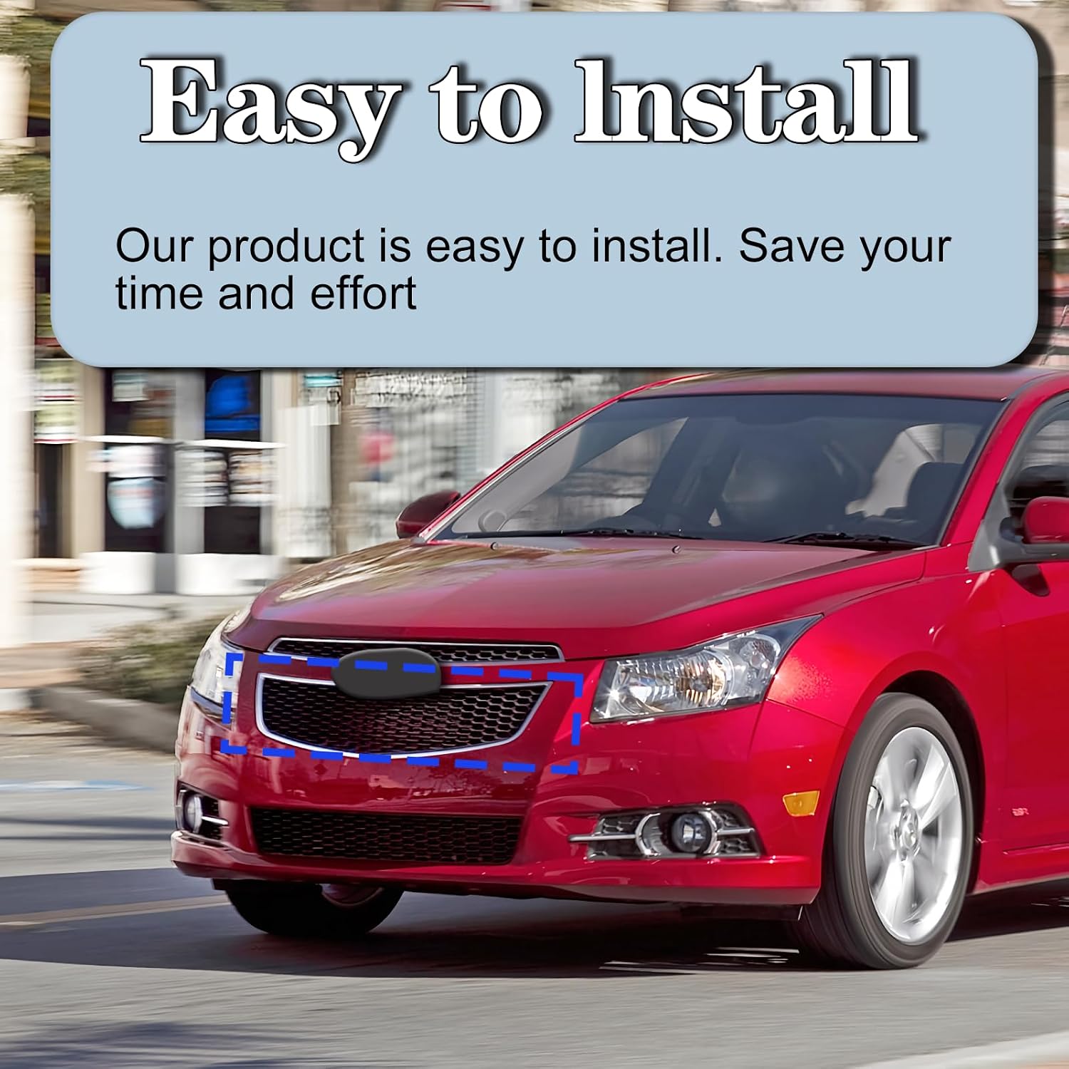 CarPartsDepot Front Grille Middle Grill Compatible With Chevrolet 2011-2014 Cruze GM1200624 96981093