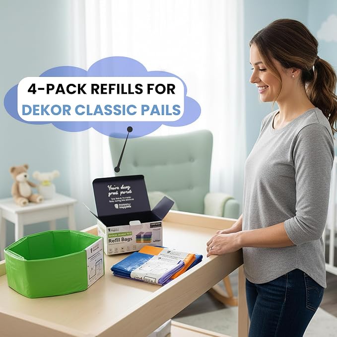 Pack de 4 recambios para cubos Dekor CLASSIC miniatura 2